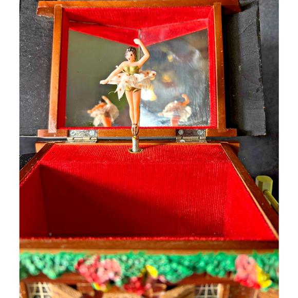 Vintage Japanese-Made Swiss Chalet Style Musical Jewelry Box - Picture 3 of 9